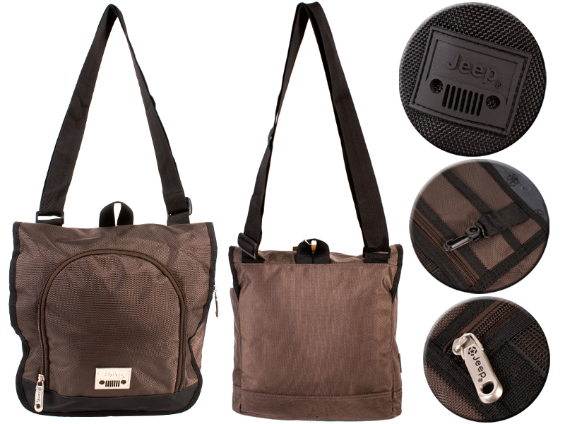 (image for) PH-1442 BROWN - A036 JEEP medium bag BROWN